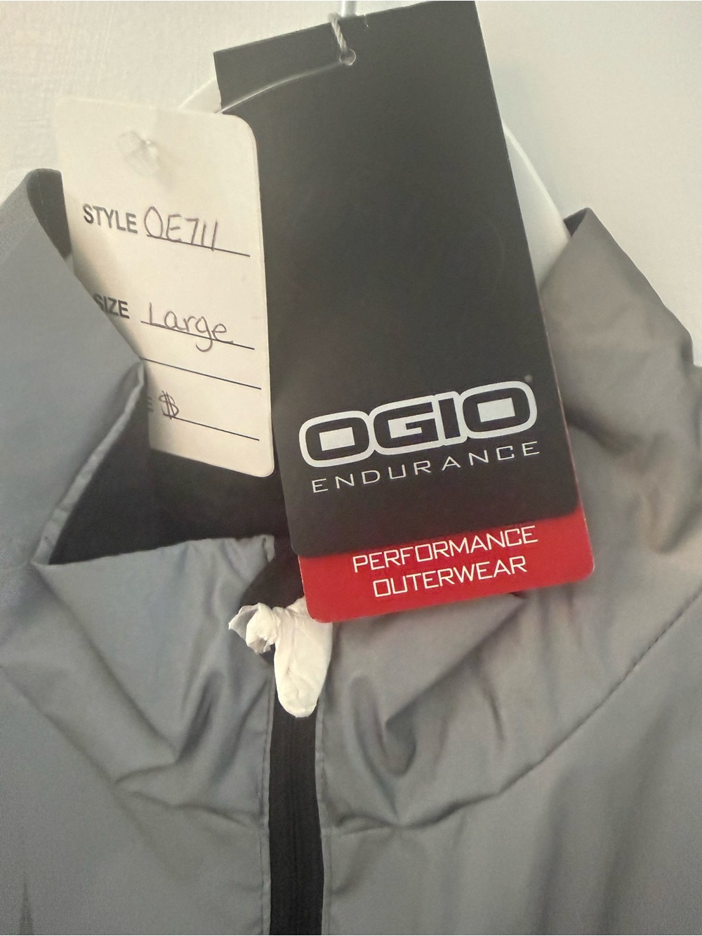 OGIO Gray Performance Full-Zip Men's Jacket